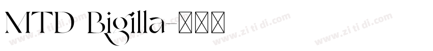 MTD Bigilla字体转换